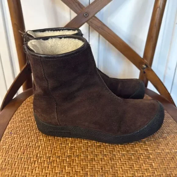 Shepherd Sweden brown genuine sheepskin boots size 6.5 - Picture 6 of 9